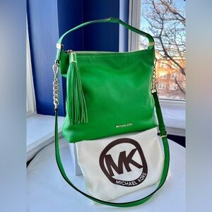 Michael Kors Gooseberry Green Bedford Crossbody Bag